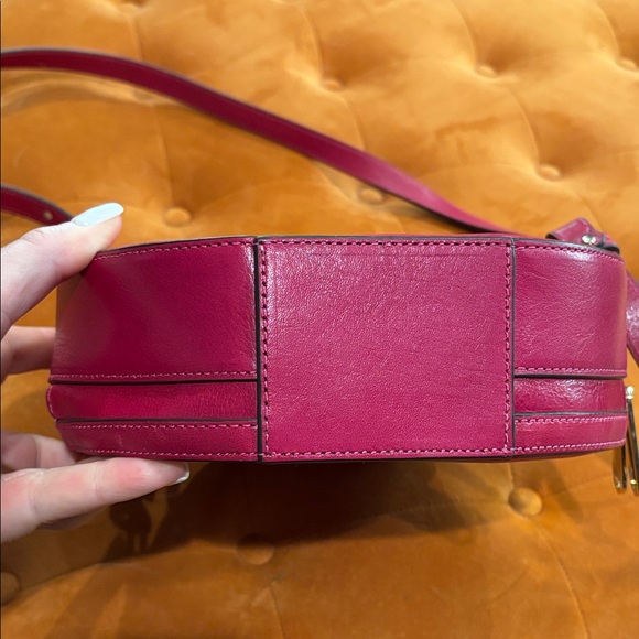 Brahmin Fuchsia Topsail Round Crossbody Bag - Picture 9 of 16
